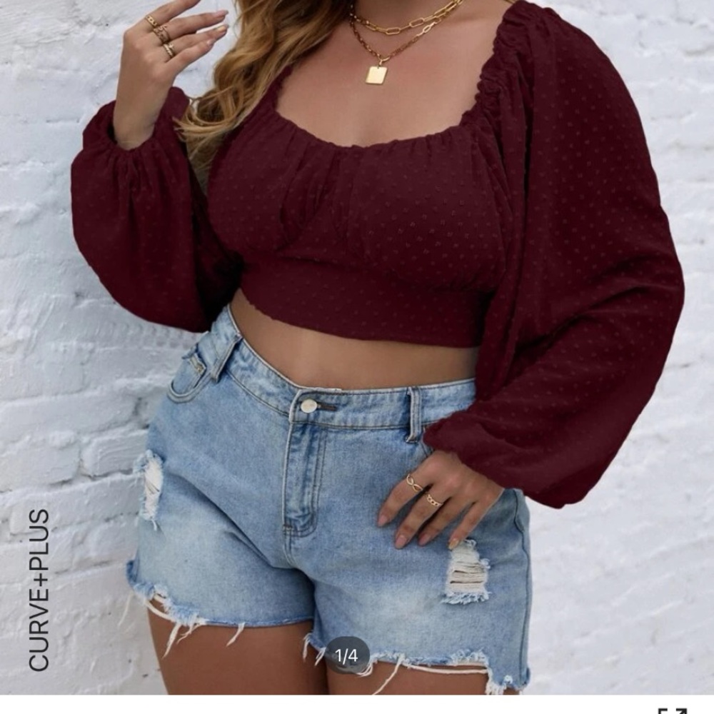Cropped blouse